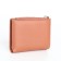 Women's wallet on the button, beige color