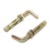 Tundra anchor bolt, with a Mr.-shaped hook, galvanized, 12x70 mm, 30 pcs