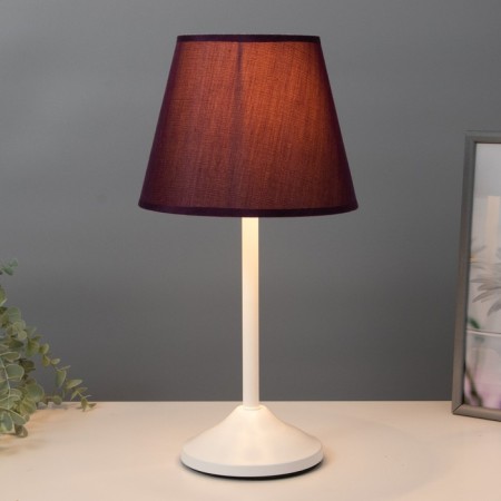 Eleanor desktop lamp 1x15W E27 white/purple 22x22x42cm Risalux-1