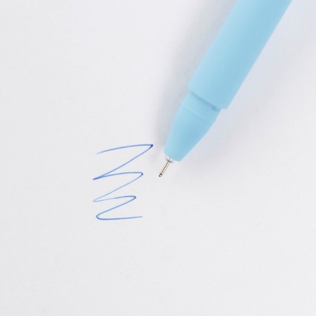 Handle Blood Blue Paste 0.38 mm “The best in the world” matte plastic, in a gift box-3
