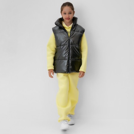 Children's minaku vest, gray color, height 122 cm-4