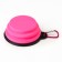 Silicone bowl, folding, 250 ml, 13 cm, pink 6253509