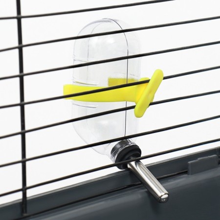 Drill for rodents with a metal nose, 60 ml, transparent with yellow mount-2