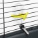 Drill for rodents with a metal nose, 60 ml, transparent with yellow mount