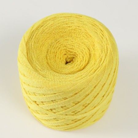 Knitted yarn "Ribbon" 85m/170 ± 5 g (yellow) mix-2