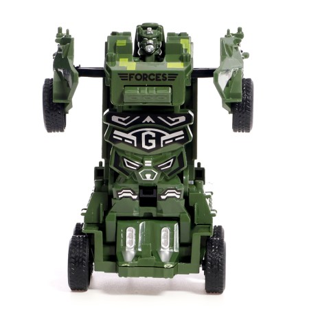 The robot "Armored transporter", inertial, is transformed in a collision-2