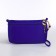 Bag Women's Cross-Bodi with a zipper, blue color