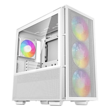 Корпус Deepcool CH560 белый без БП ATX 7x120mm 6x140mm 1xUSB3.0 audio bott PSU