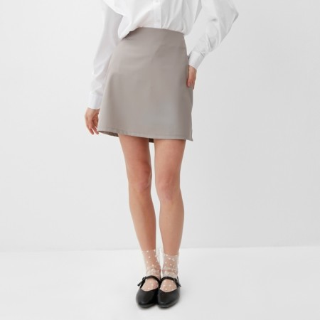 Women's skirt Minaku: Casual Collection Beige color, pr 44