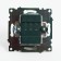 2-clavy switch (mechanism), 250V, 10A, Stekker series Katrin, GLS10-7107-01, white