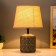 Lorea table lamp E14 40W gray 20x20x31 cm Risalux