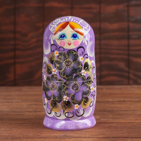 Matryoshka 7 in 1, painted, Mix colors-2