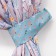 A set of curtains for the kitchen with sequences of Etel MEOW 145x180cm-2 pcs., 100% p/e