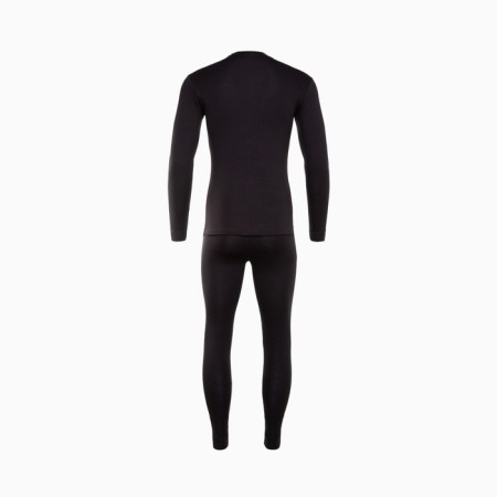 Male thermal underwear (fufaika, pants) print wolf, black color, size 56-11