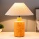 Kelen table lamp E14 40W Orange 30x30x37cm Risalux
