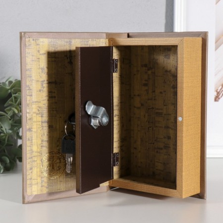Safe "Peter the first" embossing leather 21x13x5 cm-3