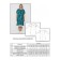 Female dress, size 68, light green color