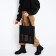 Textile choper with a pocket of Yourth, 35 x 0.5 x 40 cm, black