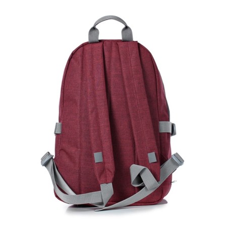 Youth backpack, synthetic fabric, 285x440x135 cm, Bordeaux/black-2