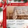 New Year. Winter Village Ethel Trustee, 19x19cm, 100% HL, Vatin 250g/m2