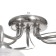 Cell chandelier Betty 5x40W E14 chrome 54x54x29 cm