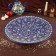 Lryagan Round Rishtan Ceramics, 41cm, Kara Kalam, Mix