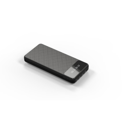 External BYZ W79, 10,000 mAh, Type-C, USB, 2 A, display, cable 4, display, black-1