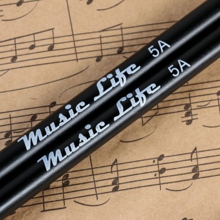 Drum sticks Music Life, 5a, maple, black-1