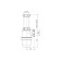 Siphon for AKVater washing, 1 1/2 "x 40 mm, without release