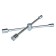 CLASTOL KRAFTOOL 27574, Cross, folding, 17x19x21x22, 630 mm