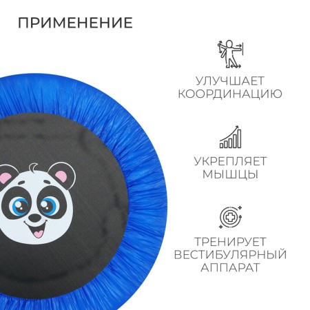 Batut Children's Onlytop "Panda", D = 97 cm, Blue Color-3