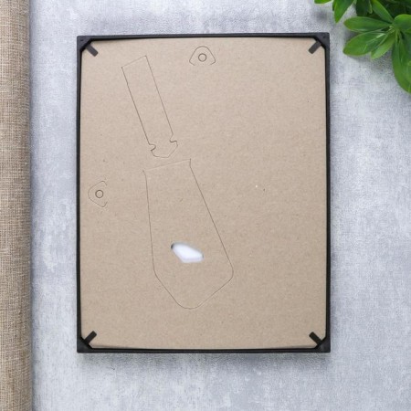 Photo frame plastic L-6 15x21 cm black (plastic screen)-4