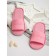 Women's slippers open nose, size 36-38, pink color