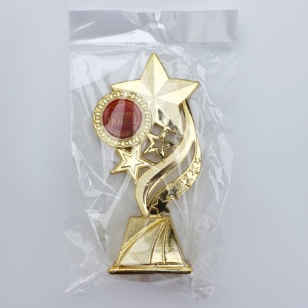 The Cup "Great Victories", award figure, gold, plastic, 16.5 x 8 cm.-7