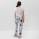 Female pajamas (T-shirt and trousers) KAFTAN MAGIC Night size 44-46, white