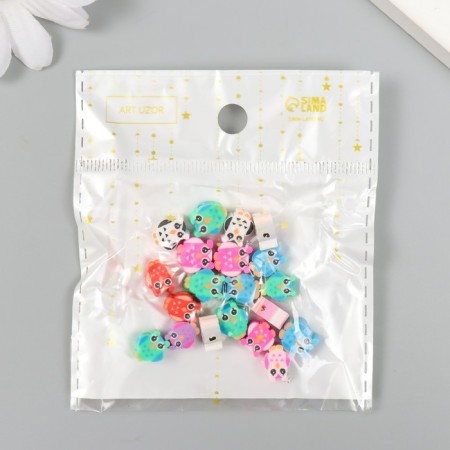 Beads for PVC "Owes" set 20 pcs 0.5x1x1 cm-4
