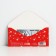 Money envelope "Happy New Year", Snegier, 16.5 x 8 cm, New Year