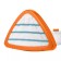 Steam mop KitFort KT-1048-2, 1300 W, 360 ml, cord 4.9 m, white-orange