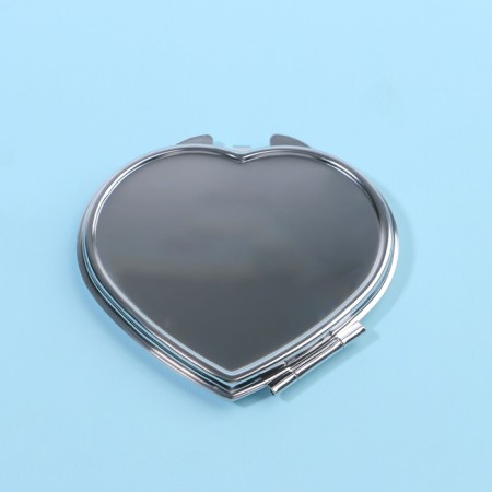 Folding mirror, 7 × 6 cm, silver color-6
