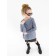 Свитер для девочки Amarobaby Knit Soft, рост 140 см, цвет серый
