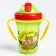 Drunker - children's impotion with silicone tube "My Teddy Bear", 240 ml., With handles, green color