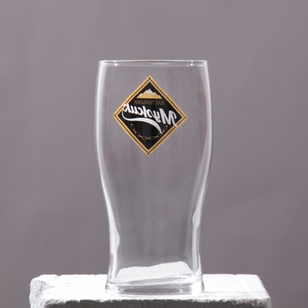 Beer glass "Real man" mountains, 570 ml, neckline-1