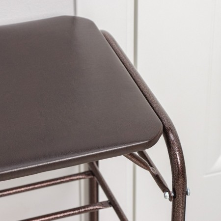 Shoes for shoes with a “double” seat, 3 shelves, copper antique color-3