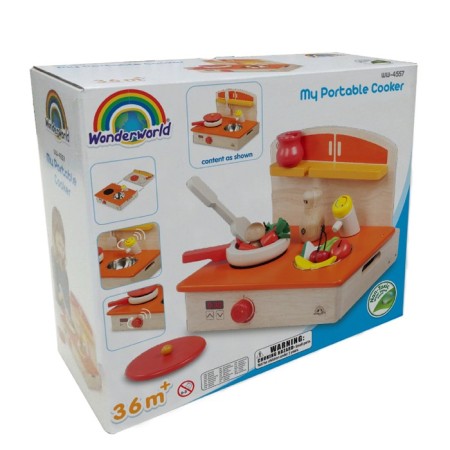 Wonderworld Game Set "Mobile Kitchen", with accessories-5
