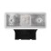 Gabarit lantern with bracket, white, LED, 12 x 3 x 7.7 cm, with a contour, 2329W