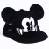 Baby cap with ears, with a grid, size 48-53, Mickey Mouse