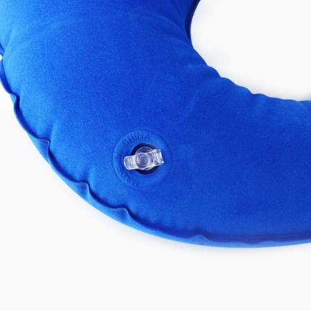 Pillow for travel "Blue", shape of the oval-3