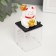 Plastic Plastic "White Mani-Neko with Micks of Yamba" 5x5x6 cm
