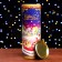 Gift box, a tube for the bottle "New Year" 120x345mm (325 mm intra -height)