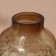 Vase for flowers "Malva" from dark transparent glass 30 x 15 x 15 cm